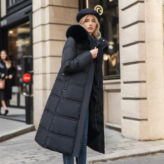 Freya Women's Puffer Jacket - styled view