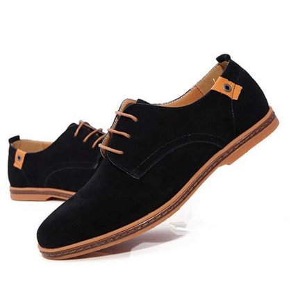 Nico Men's Oxfords - fabric and finish detail