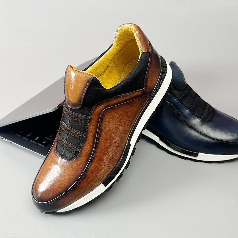 Barnaby Men's Loafers - fabric and finish detail