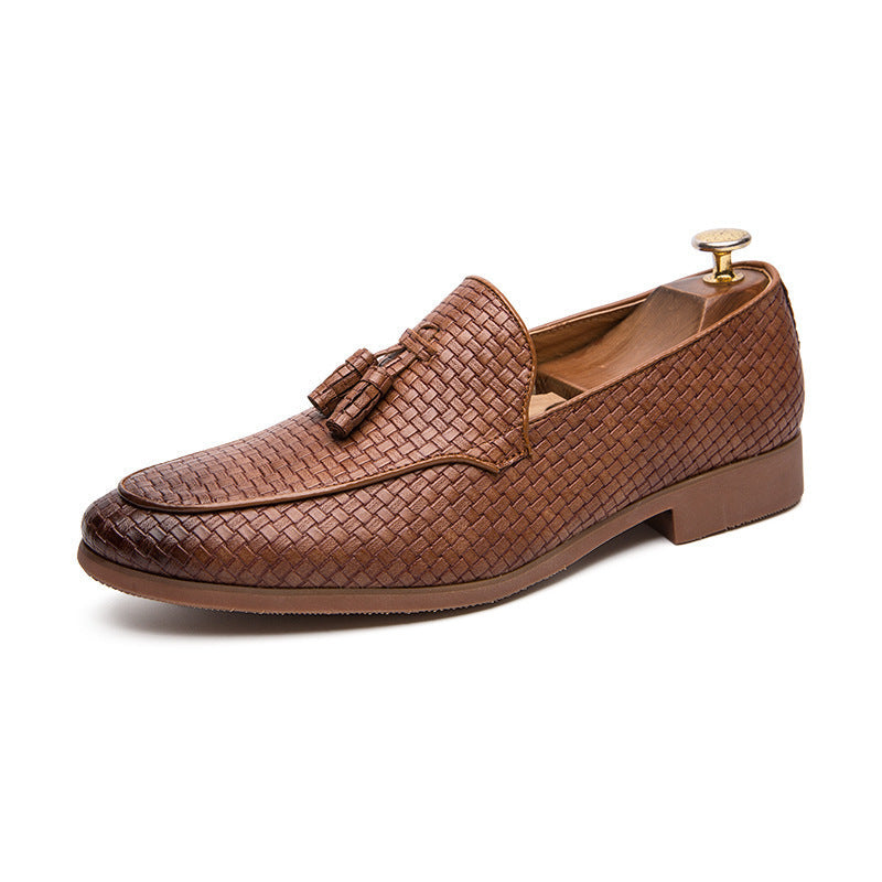 Emmett Men's Block Heel Loafers - shown in use