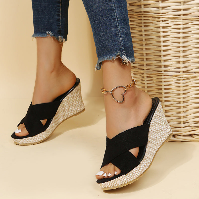 Colette Women's Platform Espadrilles - styled view