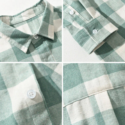 Silas Men's Plaid Shirt - full-length view