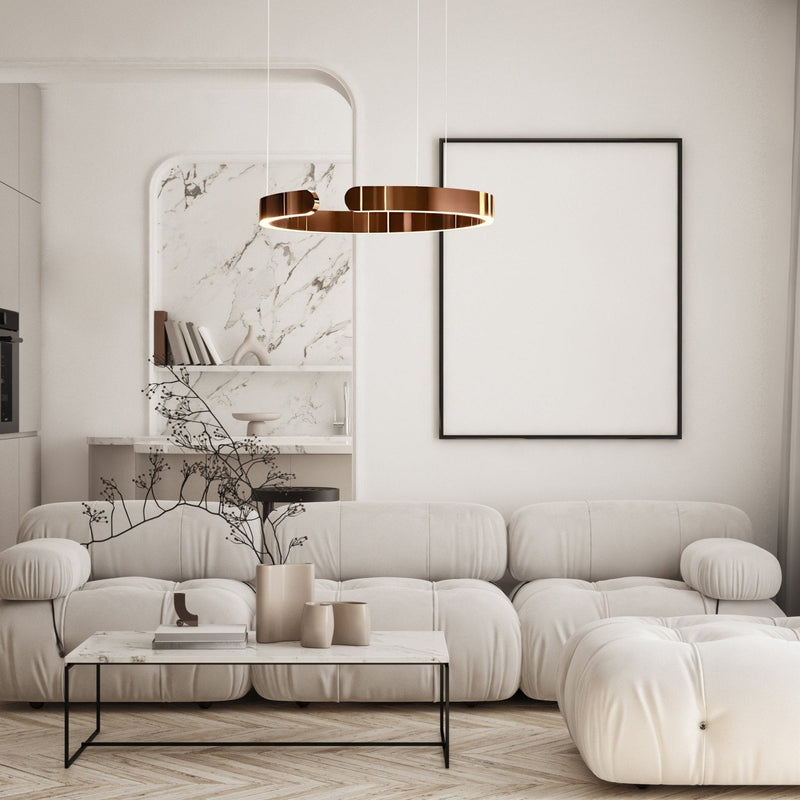 MatrixAura | Elegant Modern Metal Pendant Lighting for Kitchen Island 1