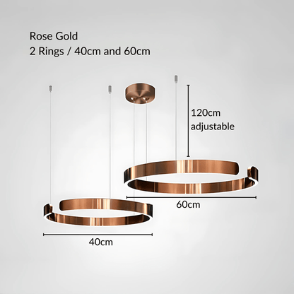 MatrixAura | Elegant Modern Metal Pendant Lighting for Kitchen Island 19