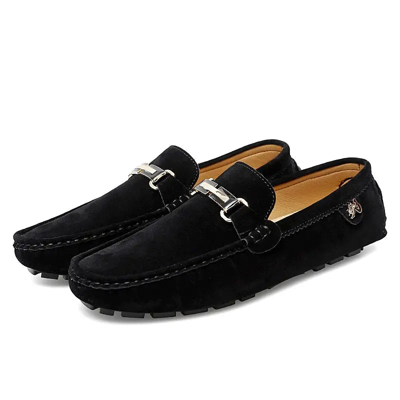 Felix Men's Suede Loafers - flat lay