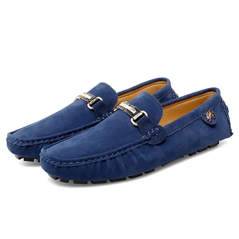 Felix Men's Suede Loafers - full-length view