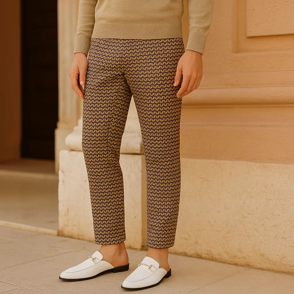 Kester Men's Loafers - fabric and finish detail