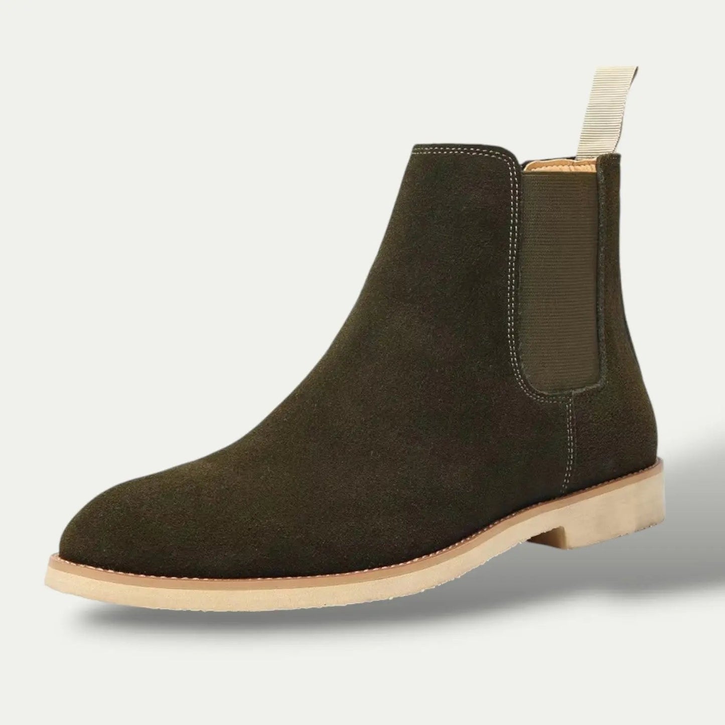 Cormac Men's Suede Chelsea Boots - front view