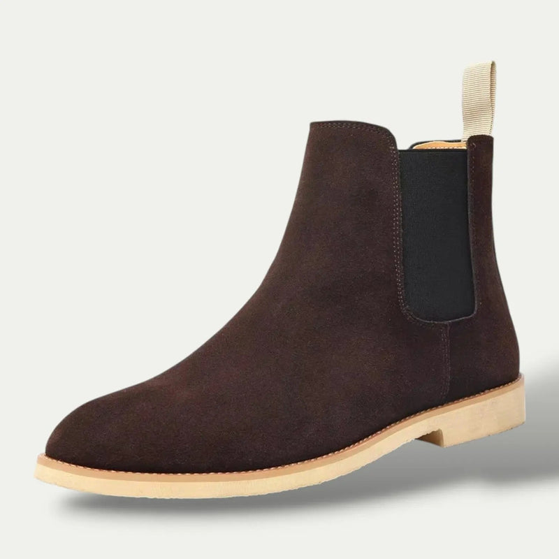 Cormac Men's Suede Chelsea Boots - back view