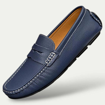 Gray Men's Loafers - back view