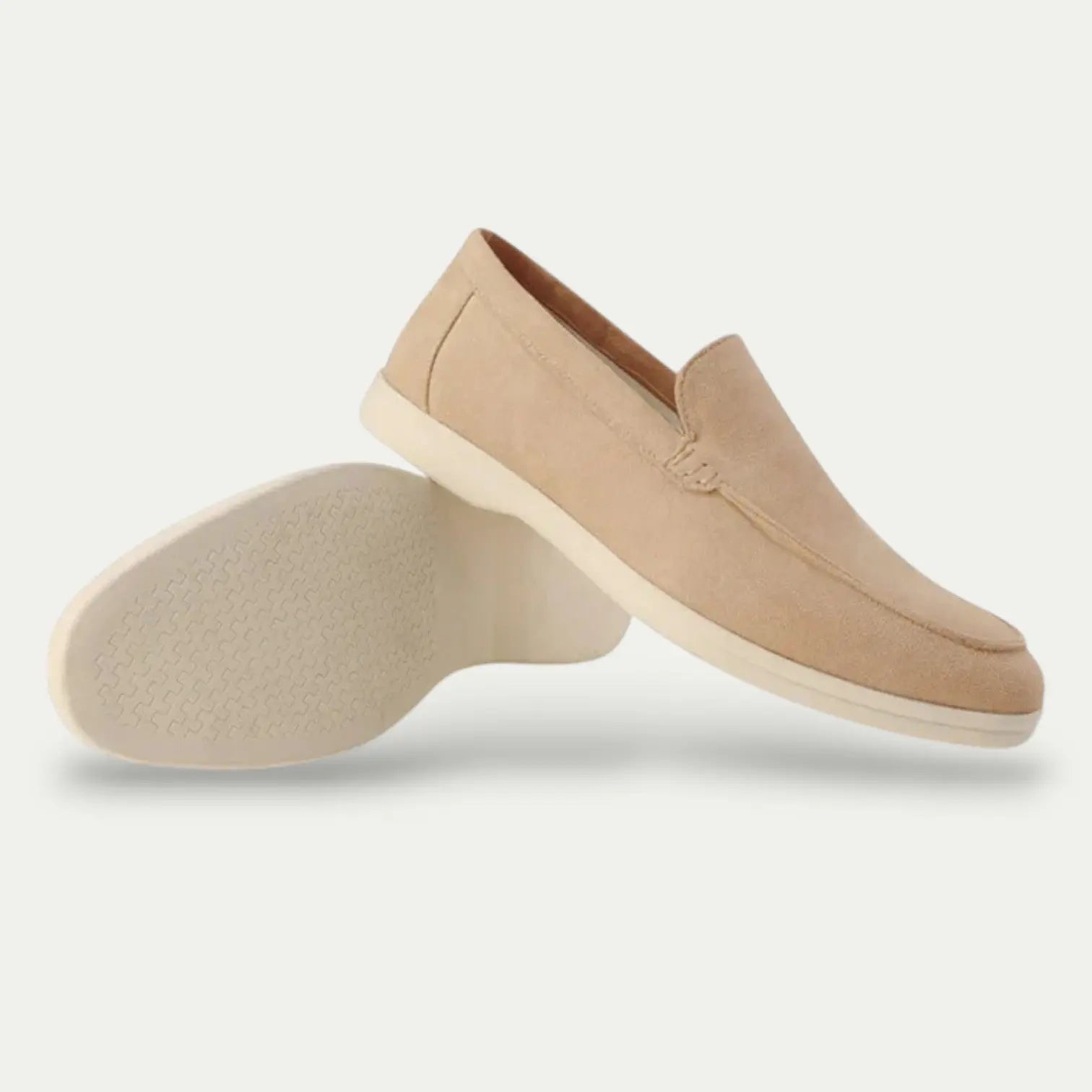 Owen Men's Suede Loafers - close-up detail