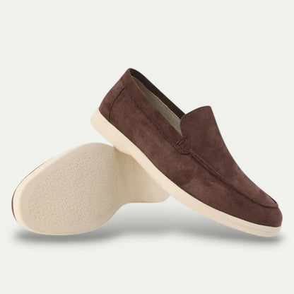Owen Men's Suede Loafers - styled view
