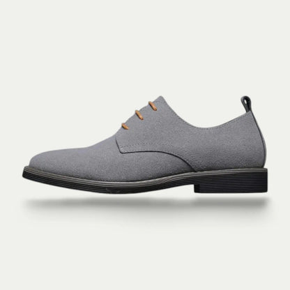Isaac Men's Suede Oxfords - styled view