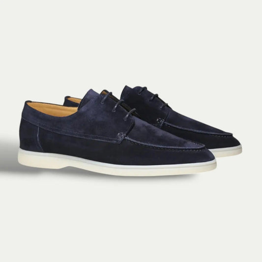 Flynn Men's Suede Loafers - front view