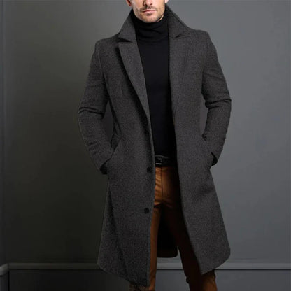 Fabian Men's Coat - fabric and finish detail