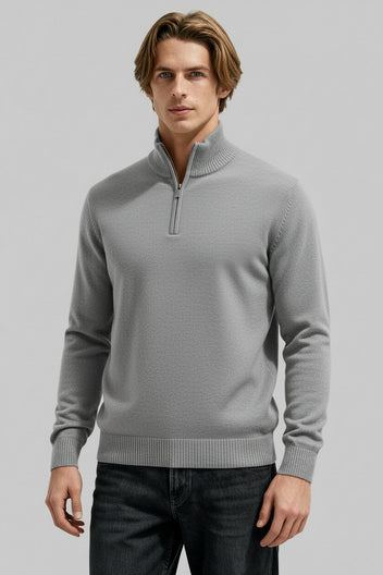 Tristan Men's Sweater - fabric and finish detail