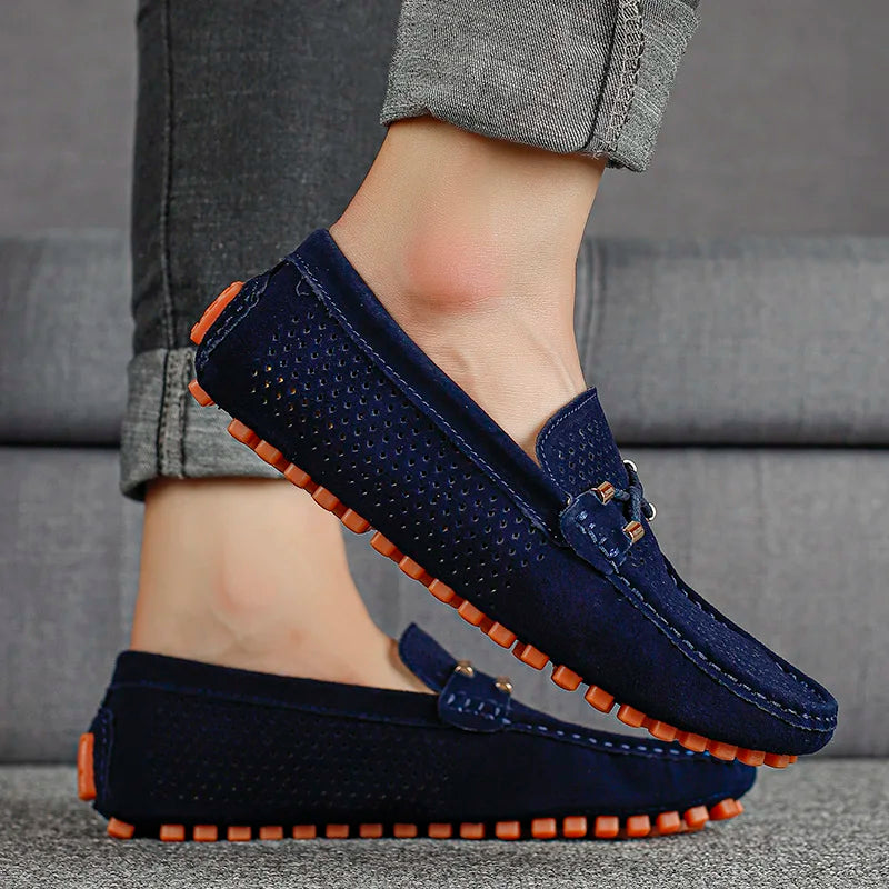 Fabian Men's Loafers - fabric and finish detail