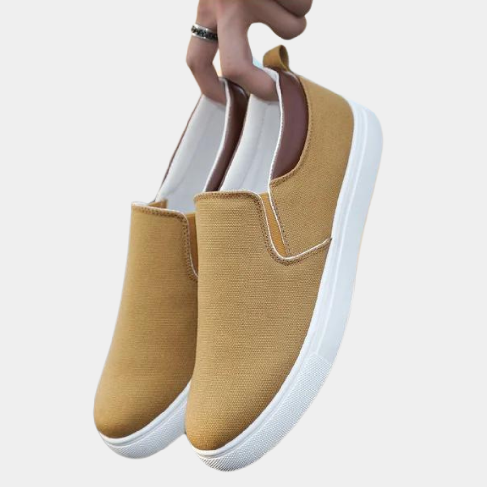 Hector Men's Loafers - fabric and finish detail