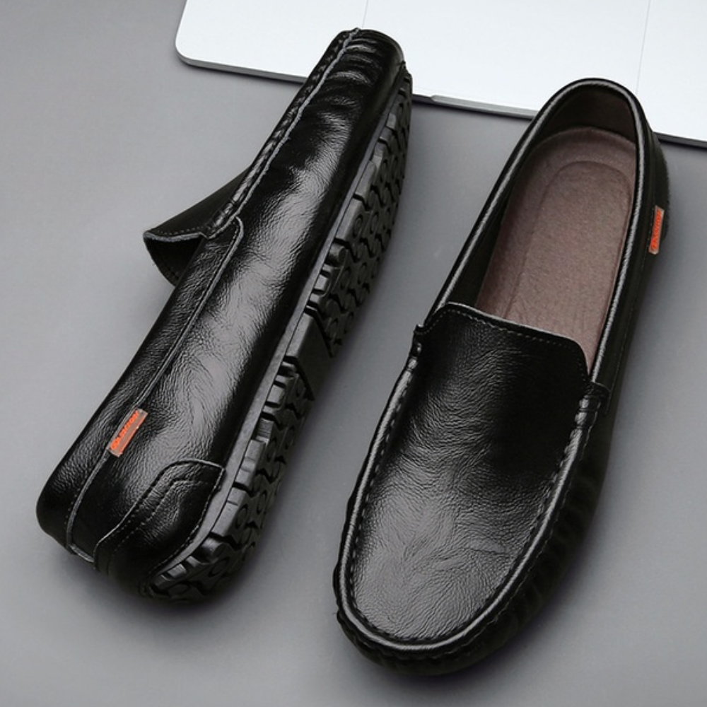 Lila Women's Loafers - fabric and finish detail