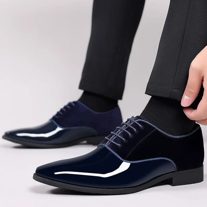 Isaac Men's Oxfords | Contrast, Leather, Lace, Almond Toe