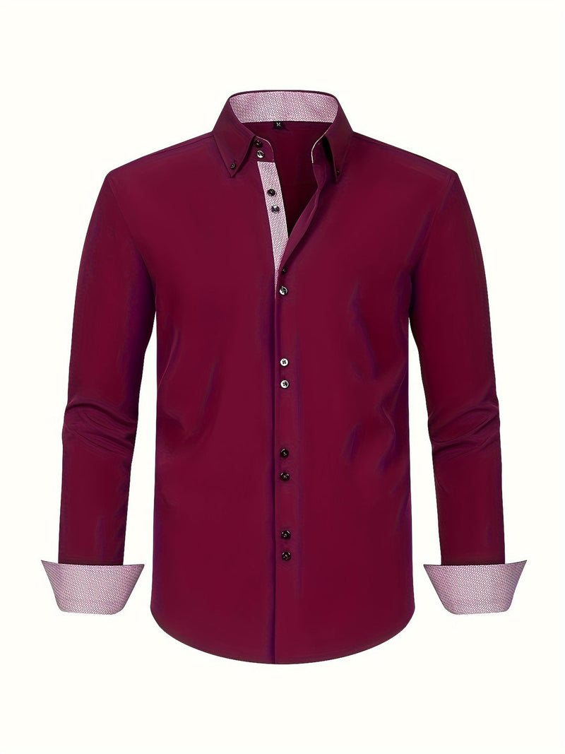 Gideon Men's Dress - fabric and finish detail