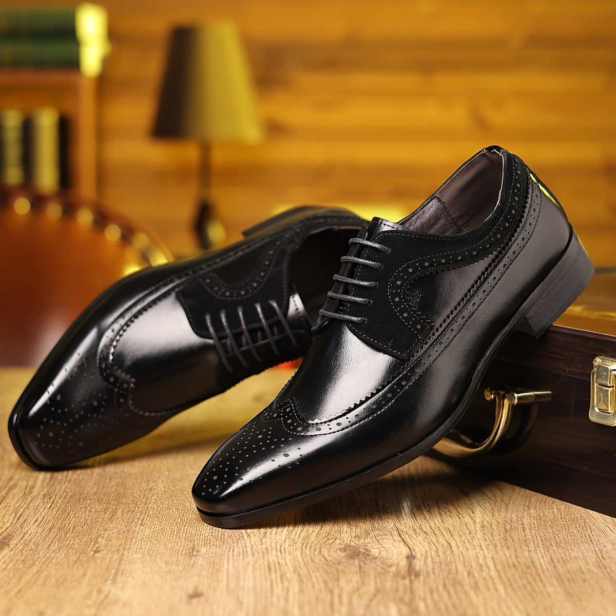 Milo Men's Oxfords - close-up detail
