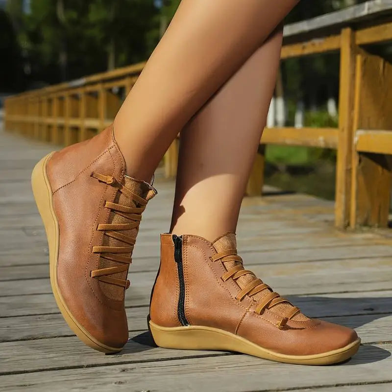 Kaia Women's Ankle Boots - styled view