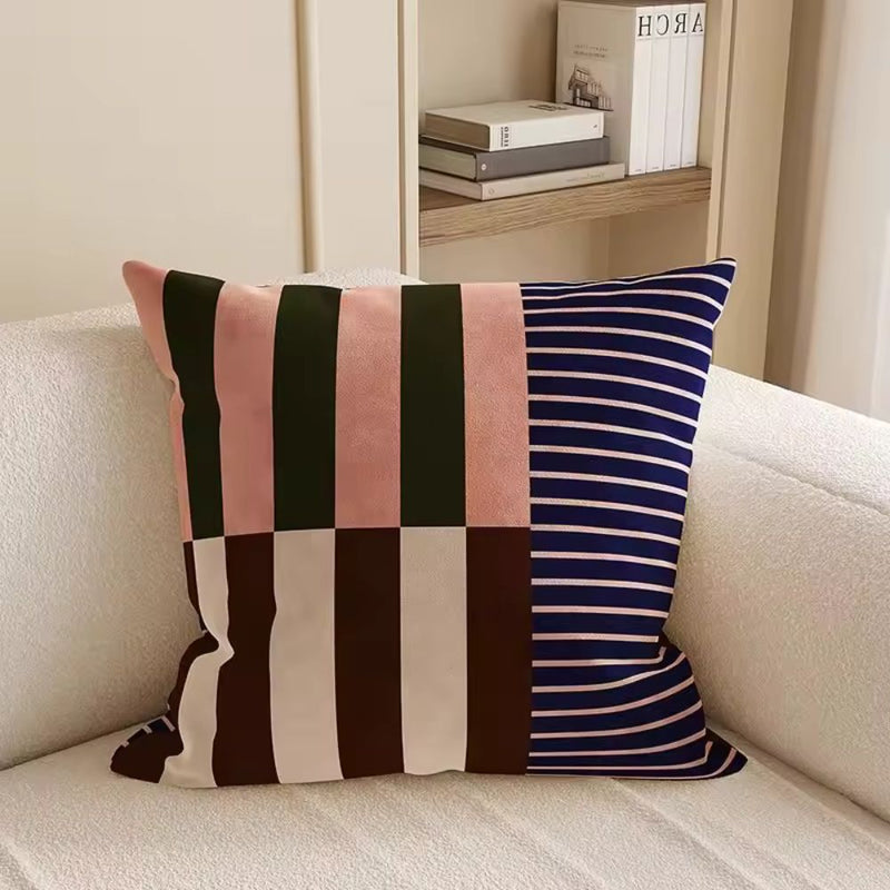 Mod Blocks Striped Cushion Cover | Soft Cover, Living Room