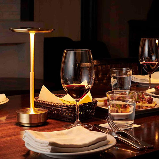 Slate LED Adjustable Table Lamp - front view
