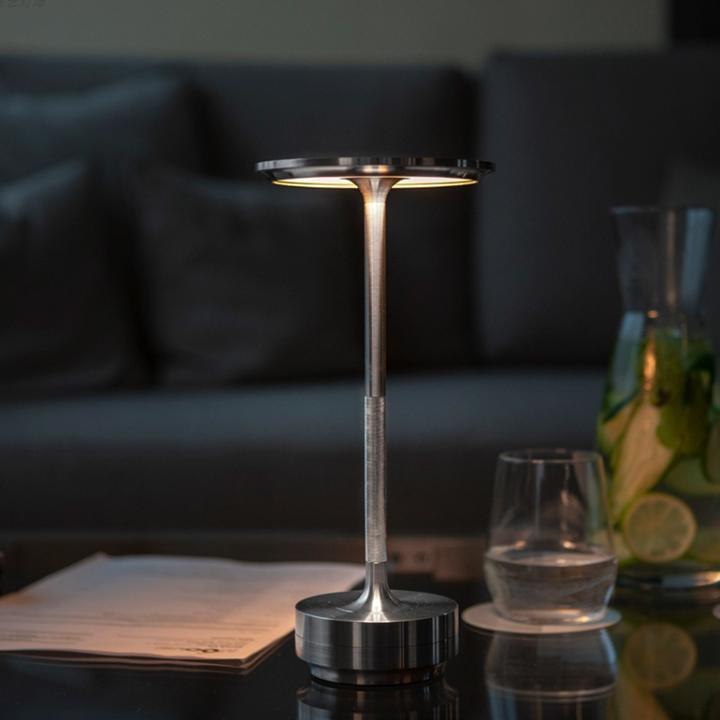 Slate LED Adjustable Table Lamp - back view