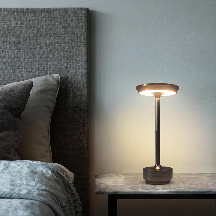 Slate LED Adjustable Table Lamp - close-up detail