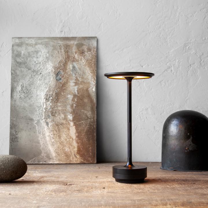 Slate LED Adjustable Table Lamp - flat lay