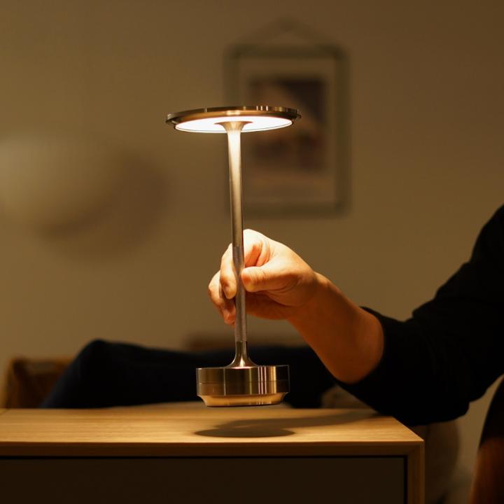 Slate LED Adjustable Table Lamp - front view