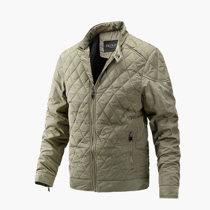 Bruno Men's Quilted Jacket - close-up detail