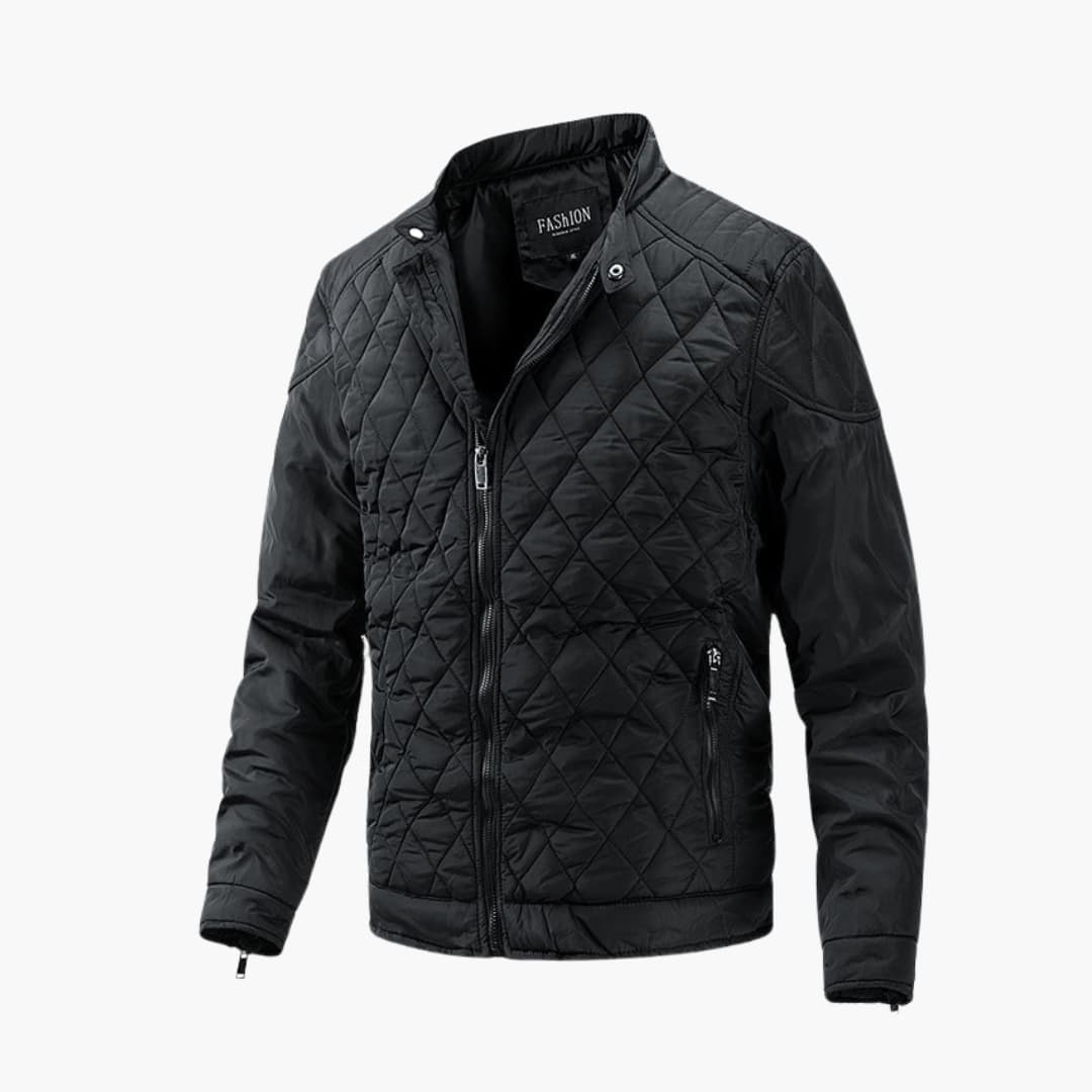 Bruno Men's Quilted Jacket - front view