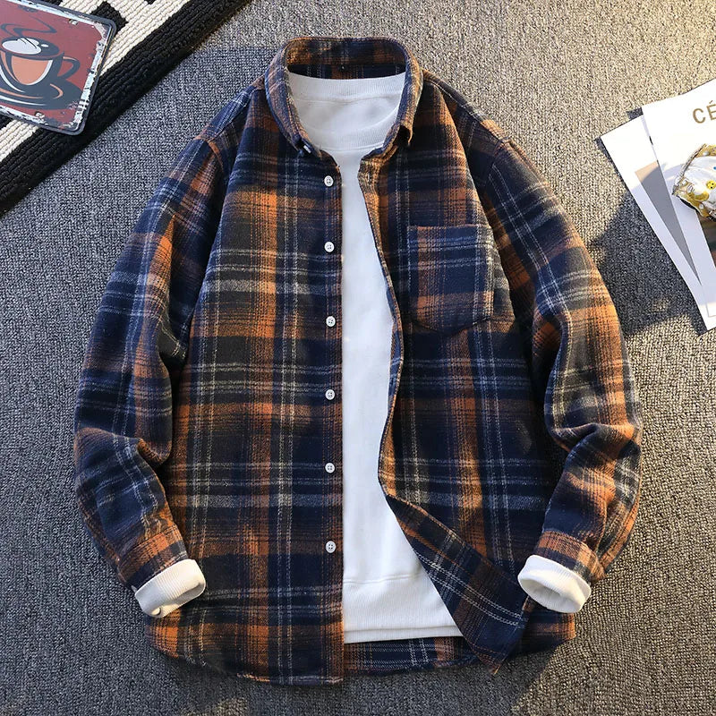 Kira Women's Plaid Shirt - back view