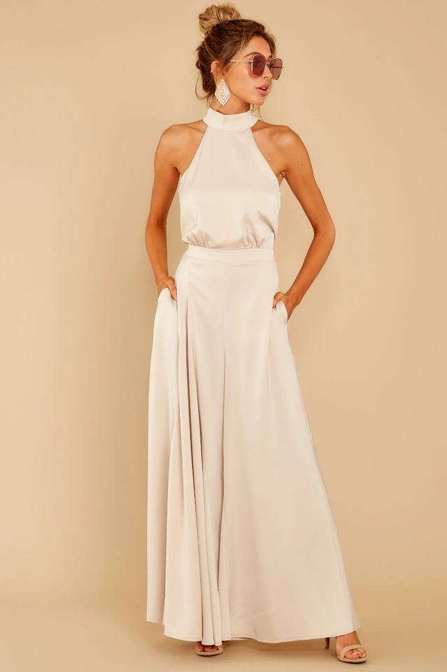 Nina Women's Jumpsuit | Fitted Design, Elegant Back Tie Detail 0