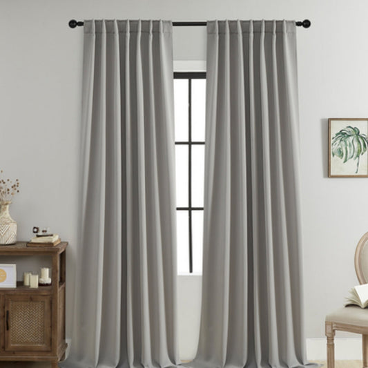 Noiréa Thermal Blackout Curtains | 90% Light Block, Insulating 2-Pack