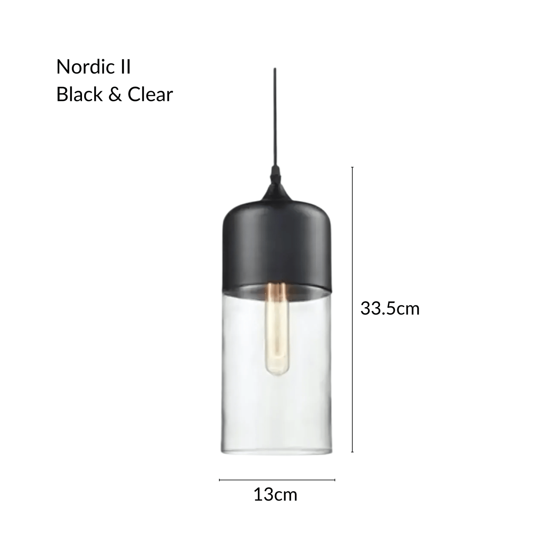 NordicGlow | Stylish Industrial Metal and Glass Pendant Lighting 11