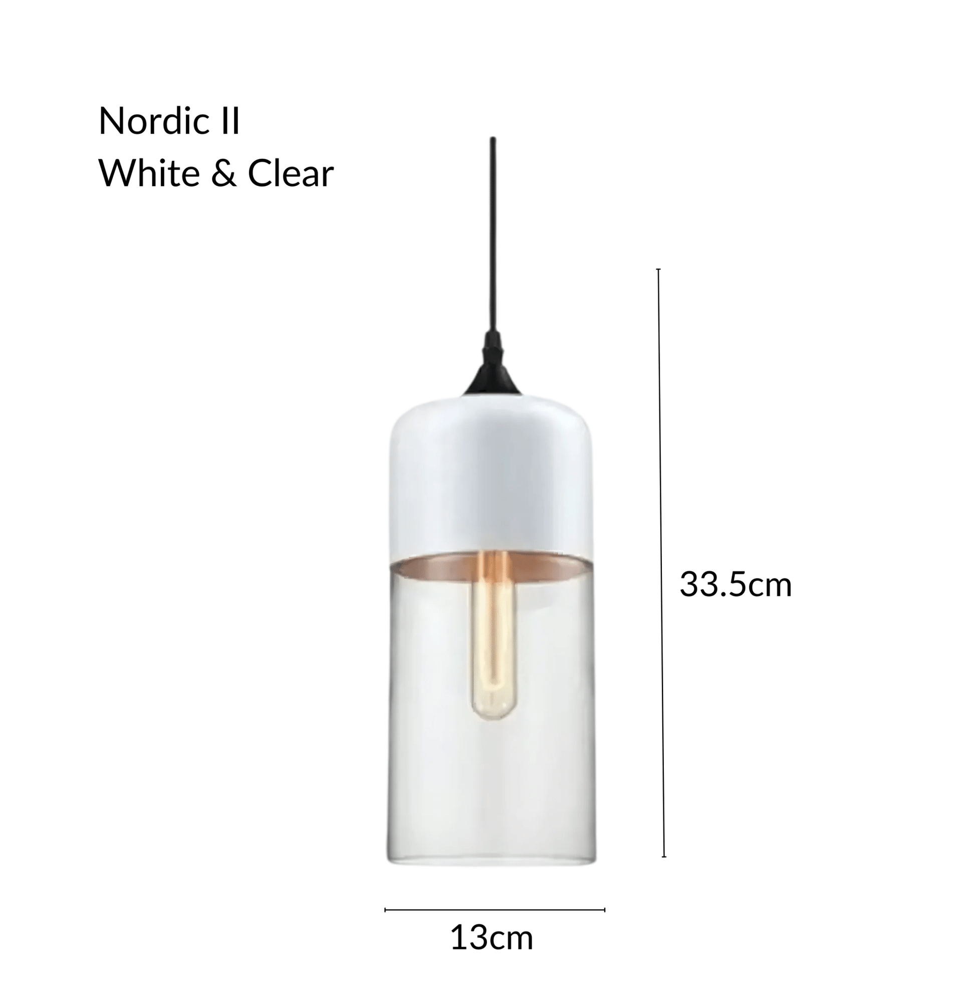 NordicGlow | Stylish Industrial Metal and Glass Pendant Lighting 16