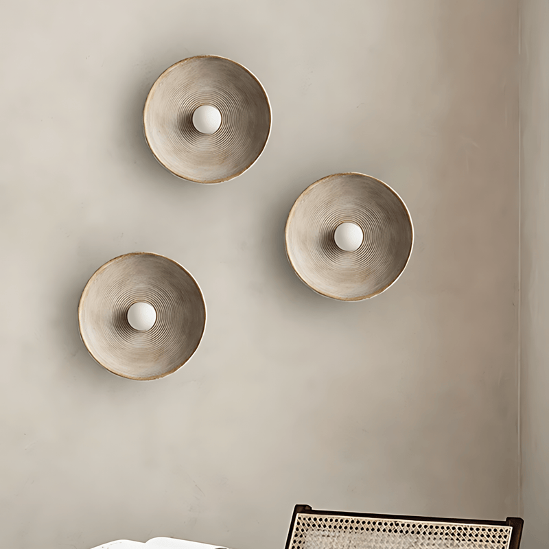 NovaSphere | Elegant Textured Modern Wall Sconce Light Fixture 0