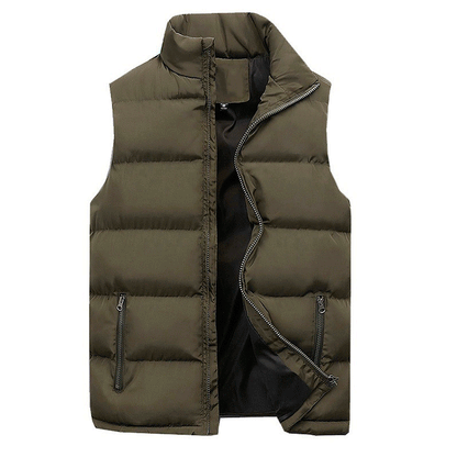 Zane Men's Quilted Puffer Jacket - back view