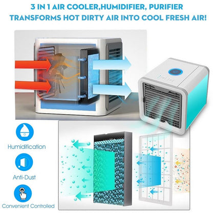 Heath Portable Air Conditioner - fabric and finish detail