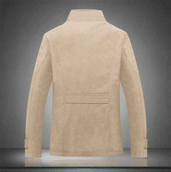 Lena Women's Trench Coat - fabric and finish detail