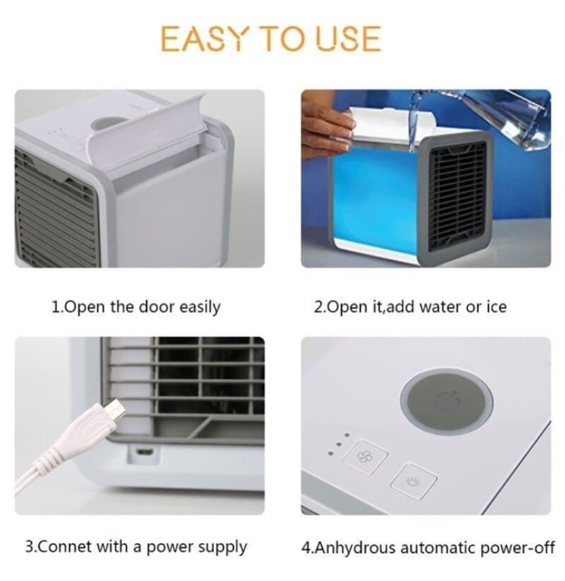 Heath Portable Air Conditioner - back view