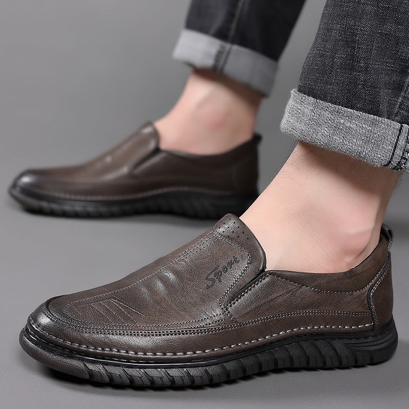Owen Men's Loafers - fabric and finish detail