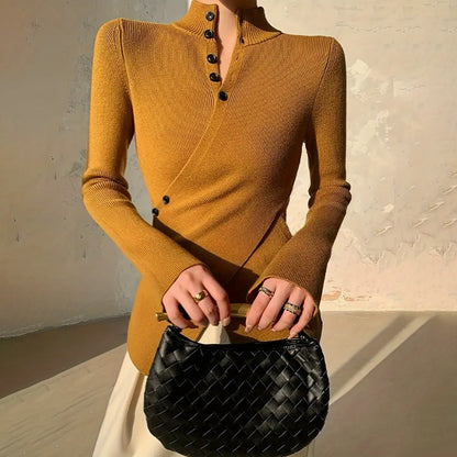 Tallulah Women's Sweater - fabric and finish detail