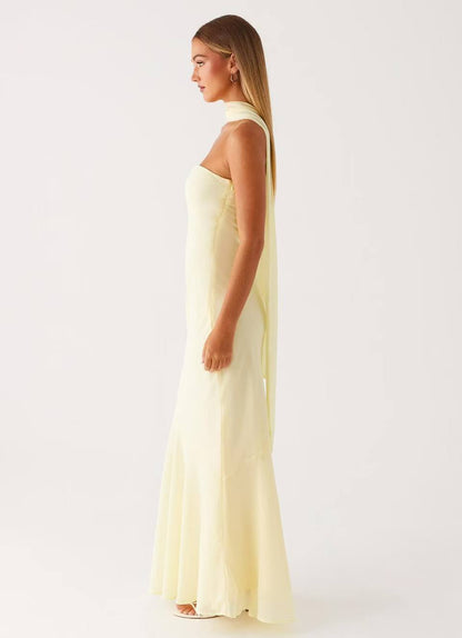 Juliette Women's Maxi Dress - fabric and finish detail