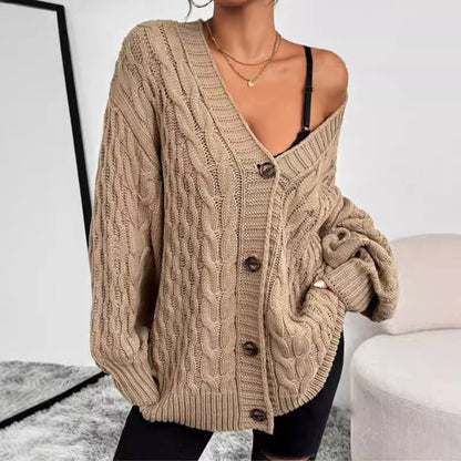 Violette Women's Oversized Cardigan - front view