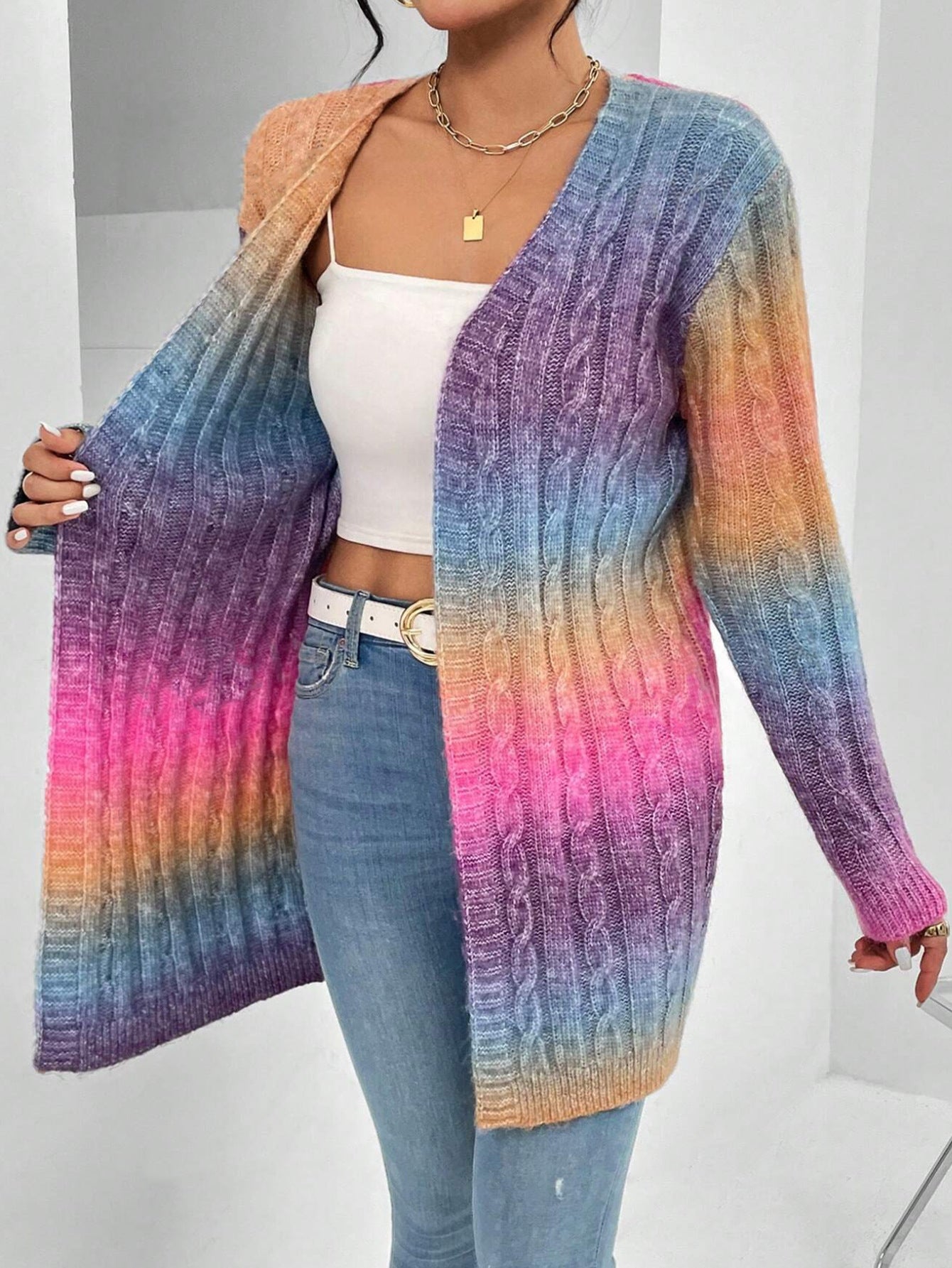 Esme Women's Cardigan - flat lay